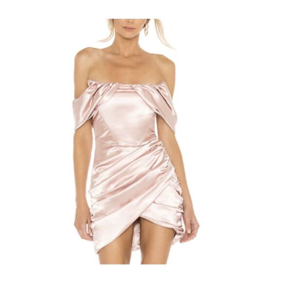 Superdown Aurora Corset Mini Dress in Blush XS - Picture 2 of 7